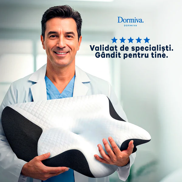 Pernă cervicală ortopedică - Dormiva Somn™