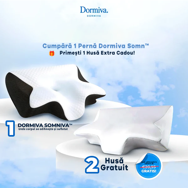 Pernă cervicală ortopedică - Dormiva Somn™