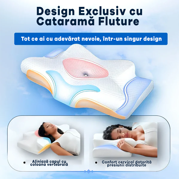 Pernă cervicală ortopedică - Dormiva Somn™