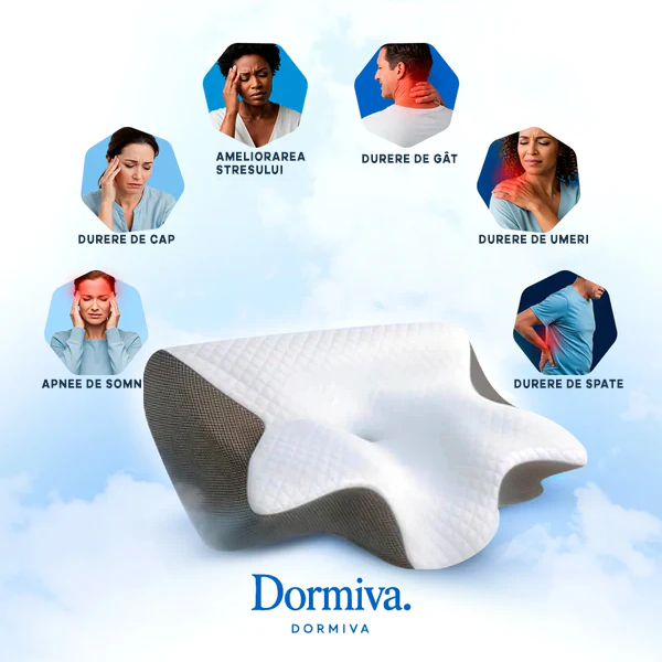 Pernă cervicală ortopedică - Dormiva Somn™