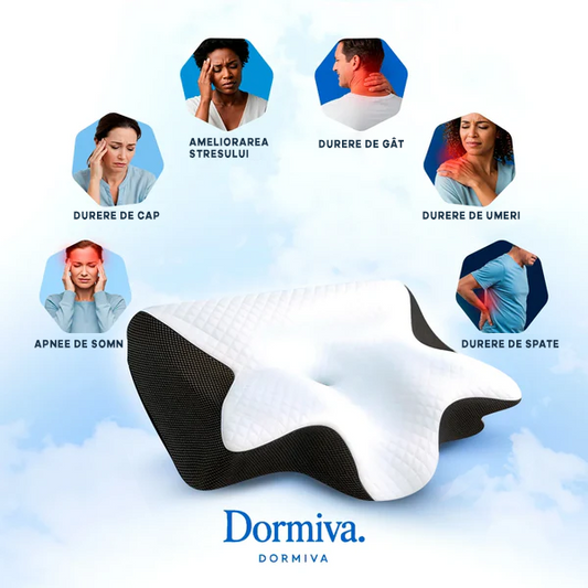 Pernă cervicală ortopedică - Dormiva Somn™